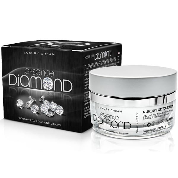 Organic Diamond Cream 0.05 Carats - 10 effects - Luxury Cream