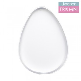 Eponge maquillage en silicone pour fond de teint en forme ovale - Ocean